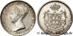 PORTUGAL -MARIE II  500 Réis 1847  fVZ 