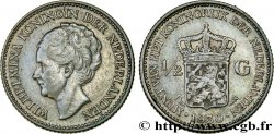 NETHERLANDS 1/2 Gulden Wilhelmina 1930 