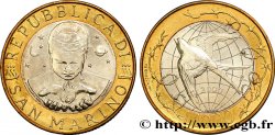 SAINT-MARIN 1000 Lire enfant de l’univers / colombe de la paix 2000 Rome - R SPL 