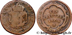 ALLEMAGNE - AUTRICHE ANTÉRIEURE 1 Kreutzer Vorderoesterreich 1804 Günzburg - H TB 