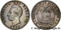 EKUADOR 2 Decimos de Sucre Antonio Jose de Sucre 1914 Philadelphie fVZ/VZ 