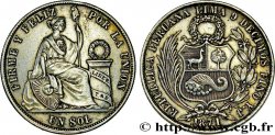PERú 1 Sol “Liberté” 1871 Lima MBC 