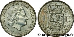 PAYS-BAS 1 Gulden Juliana 1955  SUP 
