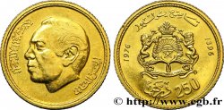 MAROC - HASSAN II 250 Dirhams AH 1396 1976  VZ 