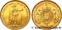HUNGARY 10 Korona François-Joseph Ier 1911 Kremnitz MS 