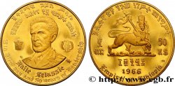 ÉTHIOPIE 50 Dollars 75e anniversaire et 50 ans de règne de Hailé Selassié 1966 