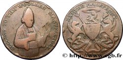 BRITISH TOKENS OR JETTONS 1/2 Penny Exeter 1792 