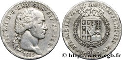 ITALIE - ROYAUME DE SARDAIGNE - VICTOR-EMMANUEL Ier 5 Lire 1818 Turin fSS 