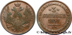 RUSSIA - ALEXANDRE II 3 Kopecks 1859 Varsovie VZ 