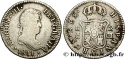 SPAIN 2 Reales Ferdinand VII 1811 Cadix