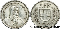 SVIZZERA  5 Francs Berger des alpes / bouclier suisse 1953 Berne