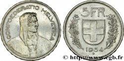 SVIZZERA  5 Francs Berger des alpes 1954 Berne
