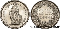 SVIZZERA  2 Francs Helvetia 1964 Berne