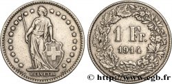 SWITZERLAND 1 Franc Helvetia 1914 Berne