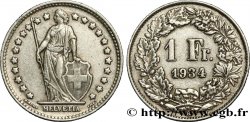 SUIZA 1 Franc Helvetia 1934 Berne - B