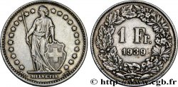SWITZERLAND 1 Franc Helvetia 1939 Berne