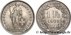 SWITZERLAND 1 Franc Helvetia 1963 Berne