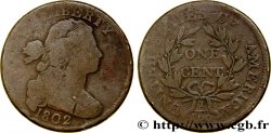 UNITED STATES OF AMERICA 1 Cent type au buste drapé 1796-1807 1802 Philadelphie