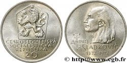 CECOSLOVACCHIA 20 Korun Centenaire de la mort de A. Sladkovic 1972 