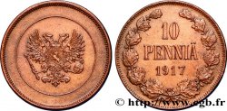 FINLAND 10 Pennia 1917  AU 