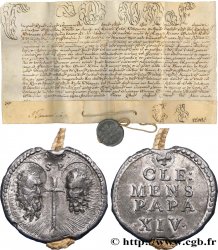 ITALY - PAPAL STATES - CLEMENT XIV (Giovanni Ganganelli) Bulle n.d. Rome XF/AU 