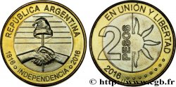 ARGENTINE 2 Pesos bicentaire de l’indépendance 2016 