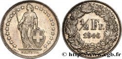 SWITZERLAND 1/2 Franc Helvetia 1946 Berne - B