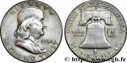 ÉTATS-UNIS D AMÉRIQUE 1/2 Dollar Benjamin Franklin 1954 San Francisco