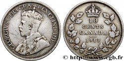 KANADA 10 Cents Georges V 1913 