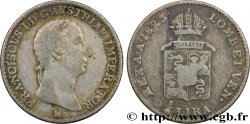 ITALY - LOMBARDY - VENETIA 1/4 Lire 1823 Milan