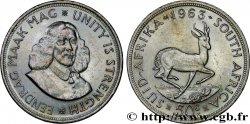 SOUTH AFRICA 50 Cents springbok 1963 Pretoria