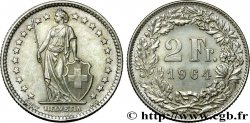 SUIZA 2 Francs Helvetia 1964 Berne