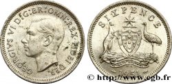 AUSTRALIA 6 Pence Georges VI 1951 Londres