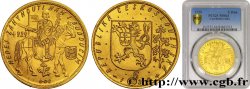 CZECHOSLOVAKIA - REPUBLIC 5 Dukatu 1930 Prague MS64 PCGS