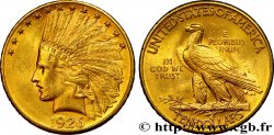 STATI UNITI D AMERICA 10 Dollars or  Indian Head , 2e type 1926 Philadelphie