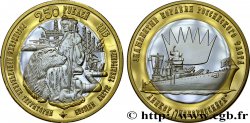 RUSSISCHE ARKTISCHE TERRITORIEN 250 Roubles cuirassé Novorossiysk 2015  ST 