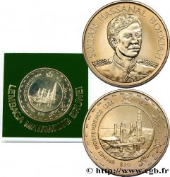 BRUNEI 10 Dollars Indépendance du Brunei 1984 