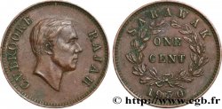 SARAWAK 1 Cent Sarawak Rajah C.V. Brooke 1930 Heaton - H