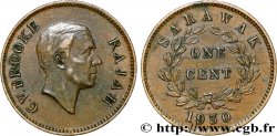 SARAWAK 1 Cent Sarawak Rajah C.V. Brooke 1930 Heaton - H