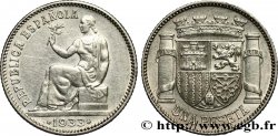 ESPAGNE 1 Peseta République Espagnole 1933 Madrid TTB+ 