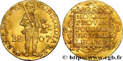 HOLLAND - KINGDOM OF HOLLAND - LOUIS NAPOLEON Ducat d or au chevalier, 1er type 1807 Utrecht AU 