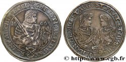 GERMANY - DUCHY OF SAXONY - ALBERTINE LINE - CHRISTIAN II, JOHN-GEORGE AND AUGUSTUS Thaler 1606 Leipzig XF/AU 
