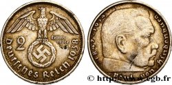 DEUTSCHLAND 2 Reichsmark Maréchal Paul von Hindenburg 1938 Vienne
