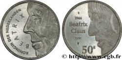 NETHERLANDS 50 Gulden Beatrix 1991 