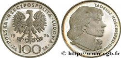 POLOGNE 100 Zlotych Proof Tadeusz Kosciuszko 1976 Varsovie