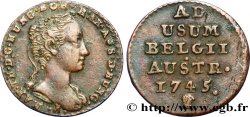 BELGIUM - AUSTRIAN NETHERLANDS 1 Liard Marie-Thérèse 1745 Bruxelles