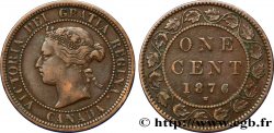 CANADA 1 Cent Victoria 1876 Heaton