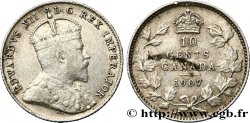 KANADA 10 Cents Édouard VII 1907 
