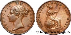 REGNO UNITO 1/2 Penny Victoria “tête jeune” 1853 