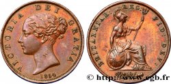 UNITED KINGDOM 1/2 Penny Victoria “tête jeune” 1854 